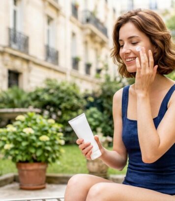 ParisSelectBook - « Comme ça il n'y a pas de trou » : la dermatologue révèle son geste précis pour appliquer la crème solaire sans zone oubliée