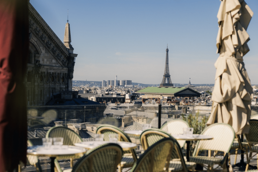 The view from Balcon, Julien Sebbag's new rooftop address © DR