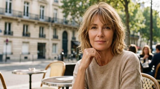 ParisSelectBook - « La véritable incarnation de la beauté décontractée » : la frange qui rajeunit le visage après 50 ans sans effort