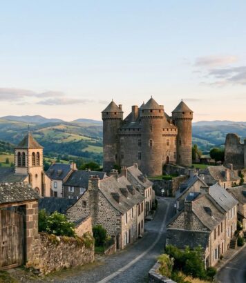 ParisSelectBook - Perché à 780 mètres d'altitude, ce petit village du Cantal classé parmi les Plus Beaux de France reste épargné par les foules