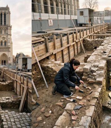 ParisSelectBook - « Chaque élément a une grande valeur scientifique » : sous le parvis de Notre-Dame, les fouilles révèlent Paris