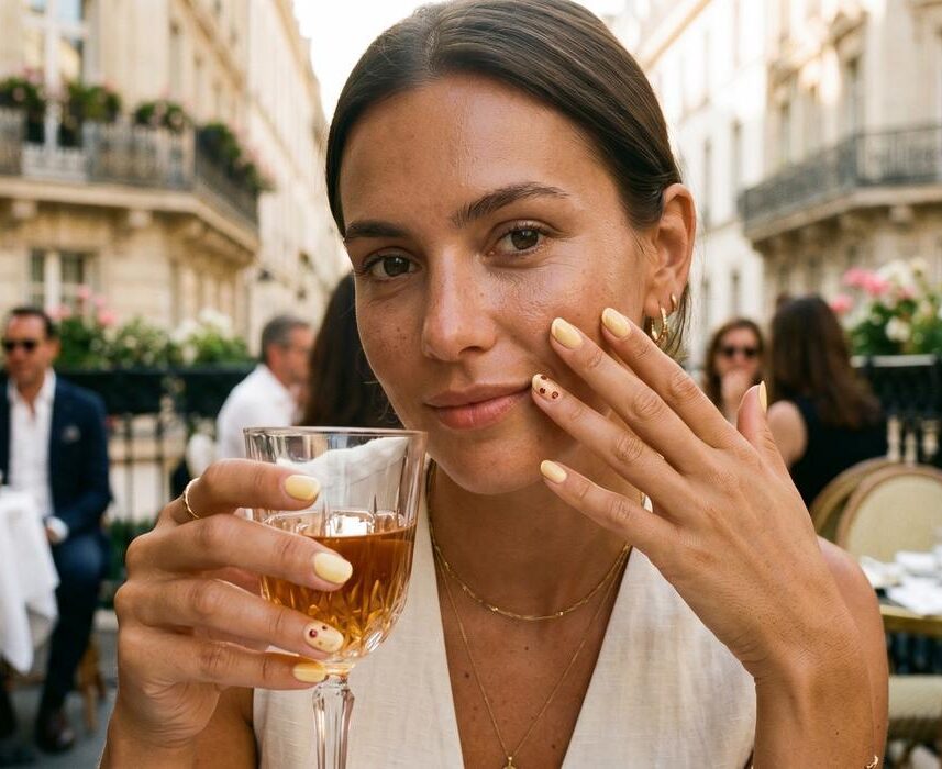 ParisSelectBook - Hailey Bieber l'a relancée et elle s'impose sur tous les ongles cet été : la teinte butter yellow qui sublime le bronzage