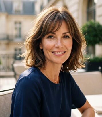 ParisSelectBook - Fini la frange rideau, les coiffeurs sont unanimes sur la « swoopy bangs » pour rajeunir le visage après 50 ans cet été