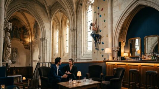 ParisSelectBook - Bar feutré, salle d'escalade à 13 mètres de haut : ces églises franciliennes ont une seconde vie insoupçonnée