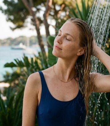 ParisSelectBook - Fini les pointes qui cassent et le blond qui vire au vert : ce geste sous la douche au retour de plage sauve vos vacances d'été