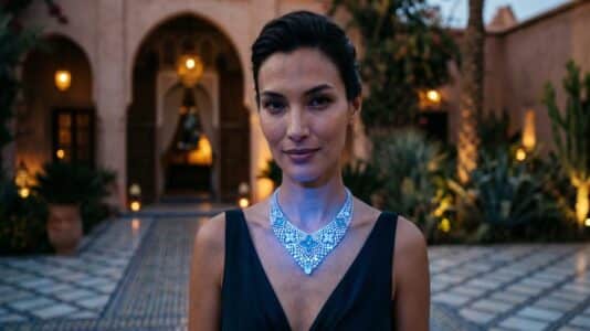 ParisSelectBook - 1 200 heures de travail et des diamants qui s'illuminent la nuit : Louis Vuitton dévoile un collier hors norme
