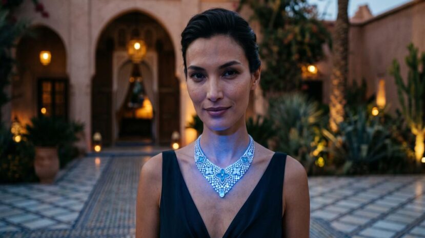 ParisSelectBook - 1 200 heures de travail et des diamants qui s'illuminent la nuit : Louis Vuitton dévoile un collier hors norme