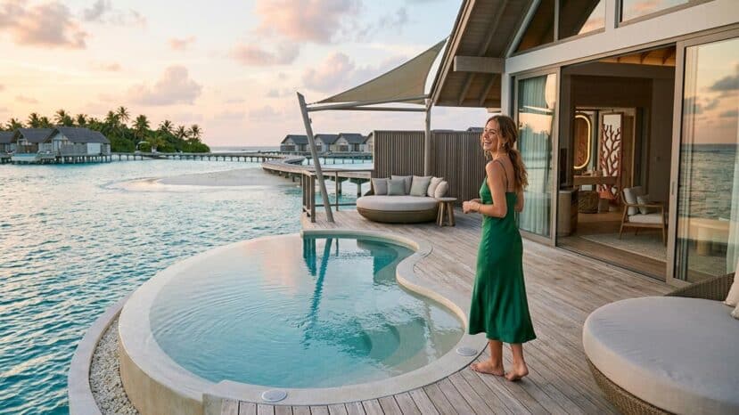 ParisSelectBook - Aux Maldives, LUX* South Ari Atoll dévoile une villa de 206 m² avec piscine coquillage et musique sous-marine