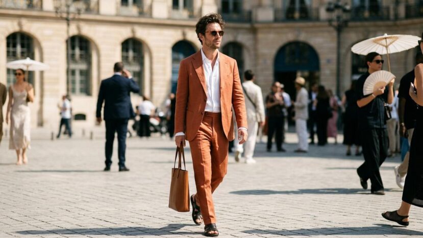 ParisSelect - Ces 127 looks street style prouvent que le tailoring reste roi à la Fashion Week homme de Paris malgré 38°C