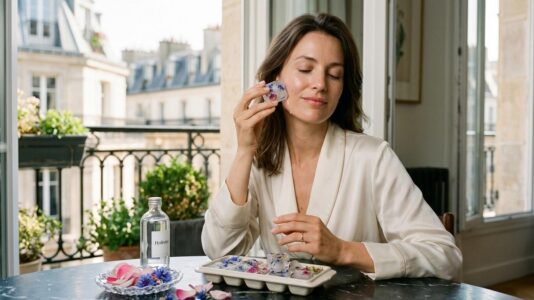 ParisSelect - Ces glaçons d'hydrolat font fondre les poches et réveillent le teint tout l'été