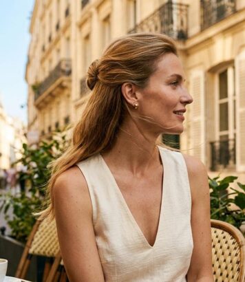 ParisSelect - « Cette coiffure favorise la circulation de l'air autour du visage » : le geste simple qui change tout quand il fait chaud