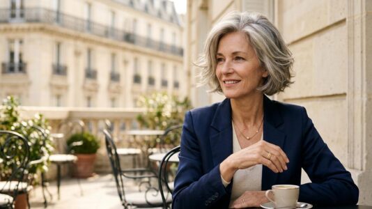 ParisSelect - Les coiffeurs plébiscitent cette coupe texturée pour redonner du volume aux cheveux matures sans effort