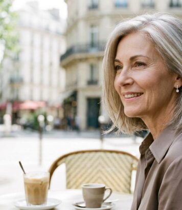 ParisSelect - Cette coloration iced cappuccino sublime les cheveux gris après 50 ans et rajeunit le visage selon les coiffeurs
