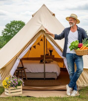 ParisSelectBook - Grand Jardin ouvre son glamping dès le 15 juillet : 6 tentes en coton au cœur de 38 hectares dans le Perche
