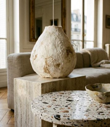 ParisSelectBook - Mycélium, algues, coquilles d'huîtres : les tendances déco 2026 qui rendent chaque intérieur unique