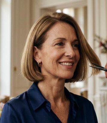 ParisSelectBook - Après 50 ans, une coiffeuse recommande ce carré précis qui redonne instantanément du volume aux cheveux fins
