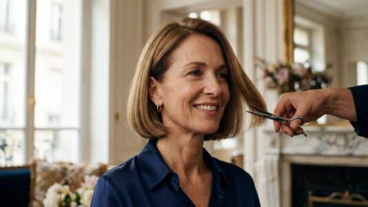 ParisSelectBook - Après 50 ans, une coiffeuse recommande ce carré précis qui redonne instantanément du volume aux cheveux fins