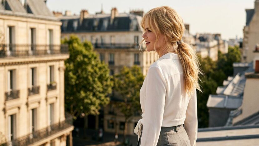 ParisSelectBook - Nicole Kidman mise sur cette coiffure basse et floue signée John Nollet pour rester chic sous 30°C à Paris