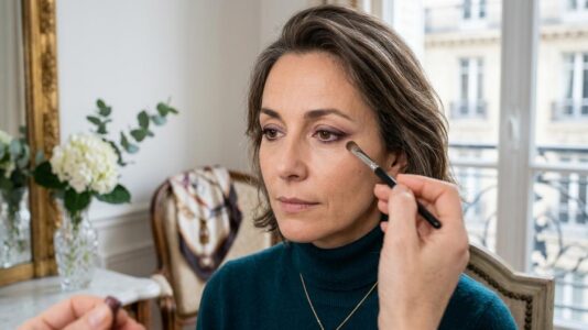 ParisSelectBook - Paupières tombantes : un maquilleur star troque le feutre contre un crayon estompé pour un regard ouvert et bien plus moderne