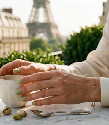 ParisSelectBook - Vert pistache sur les ongles : la manucure estivale qui flatte toutes les carnations sans jamais tomber dans l'extravagance
