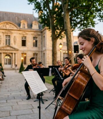 ParisSelectBook - L'Orchestre de chambre de Paris investit ce jardin secret du Marais pour deux soirées classiques à moins de 20€
