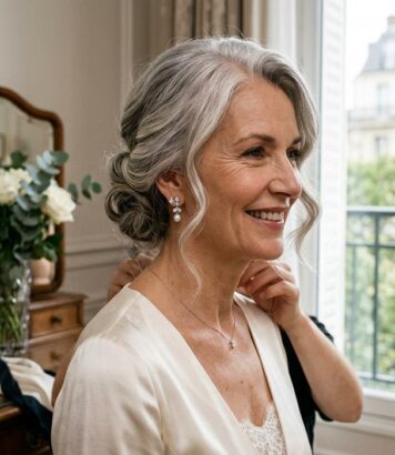 ParisSelectBook - « Les cheveux gris sont magnifiques, il faut les mettre en lumière » : le coiffeur Raphaël Perrier dévoile les 3 coiffures de mariée qui les subliment