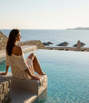 ParisSelectBook - Fouquet's Mykonos ouvre sur la plage de Paraga : 60 suites, villas privées et beach club face à la mer Égée