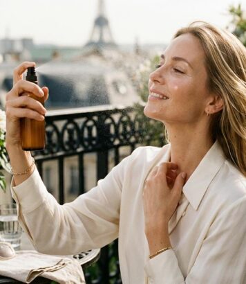 ParisSelectBook - Ils s'arrachent ce spray SPF coréen à 7,20€ qui fixe le maquillage et donne un glow glazed donut jusqu'au soir