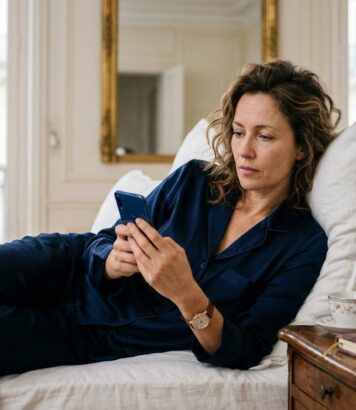 ParisSelectBook - Regarder son téléphone dès le réveil sabote votre routine anti-âge, les dermatologues expliquent pourquoi