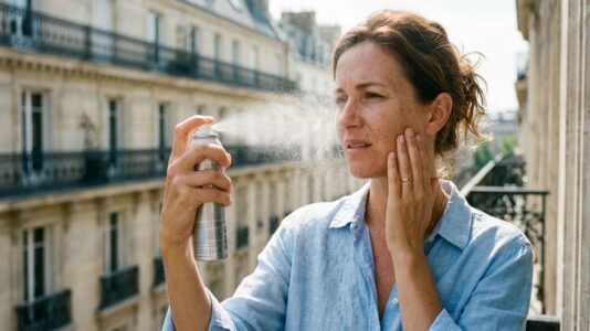 ParisSelectBook - « Un usage trop fréquent fragilise la peau » : une dermatologue alerte sur ce geste courant avec le brumisateur d'eau thermale en pleine canicule