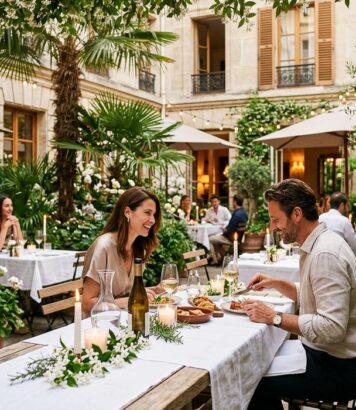 ParisSelectBook - Tucked inside this 4-star hotel in Paris, a jasmine-scented garden restaurant feels like a getaway to the South of France