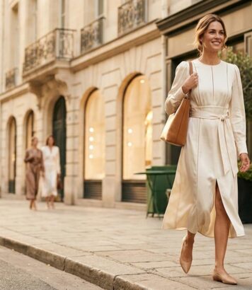 ParisSelectBook - Ces robes dessinent une silhouette élancée sans le moindre talon, et une seule règle fait toute la différence