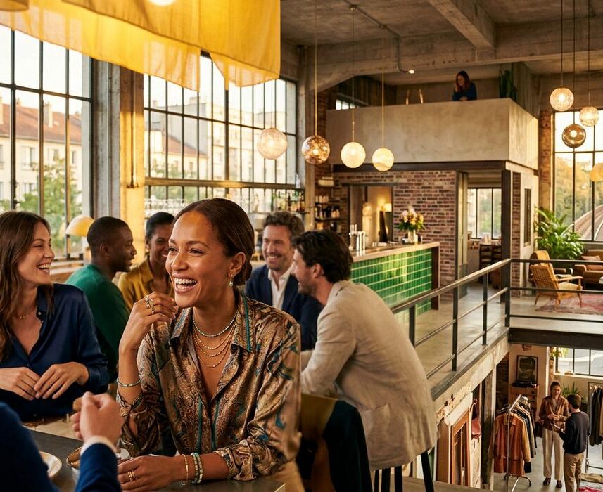 ParisSelectBook - Dans le 19e, le TLM transforme une ancienne halle SNCF en tiers-lieu gratuit où yoga, drag shows et friperie éthique cohabitent