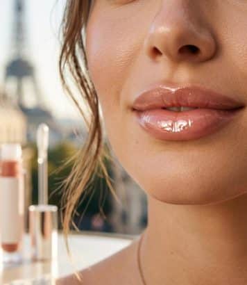 ParisSelectBook - Hailey Bieber and Dua Lipa swear by the glass lips trick that fakes a plumper mouth with just two products