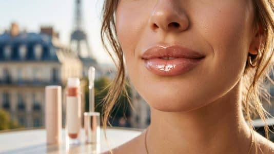 ParisSelectBook - Hailey Bieber and Dua Lipa swear by the glass lips trick that fakes a plumper mouth with just two products