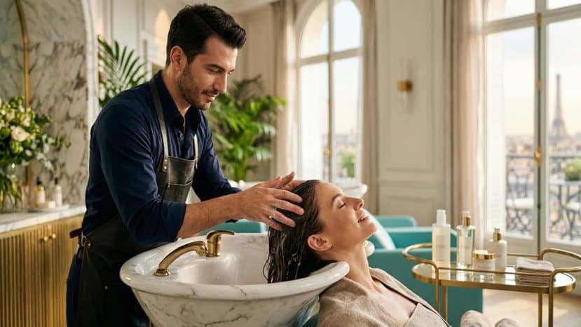 ParisSelectBook - Ce coiffeur italien du Four Seasons dévoile la vraie méthode de lavage des cheveux, et ce n'est pas 2 shampoings par semaine