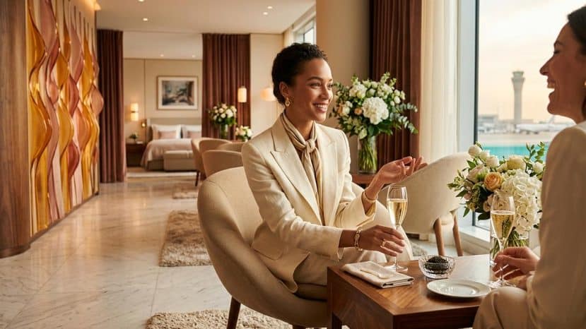 ParisSelectBook - Air France transforme son salon La Première à Roissy en palace, avec suites à 3 500 euros et menu Ducasse
