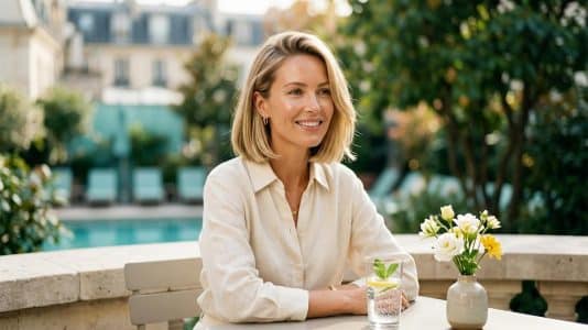 ParisSelectBook - Recherches en hausse de 408 % sur Google : ce carré minimaliste venu du Nord est la coiffure la plus tendance de l'été