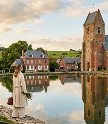 ParisSelectBook - Cachée à 2h de Lille, cette pépite figure parmi les Plus Beaux villages de France avec une mare pour place centrale