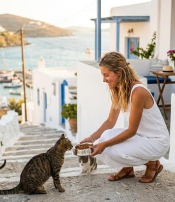 ParisSelectBook - Sur cette île grecque, un logement gratuit vous attend si vous acceptez de nourrir ses 3 000 chats errants