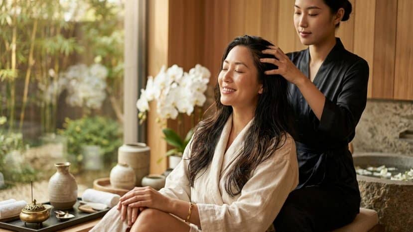 ParisSelectBook - Ce massage japonais du cuir chevelu pratiqué 24 semaines a augmenté l'épaisseur des cheveux selon une étude