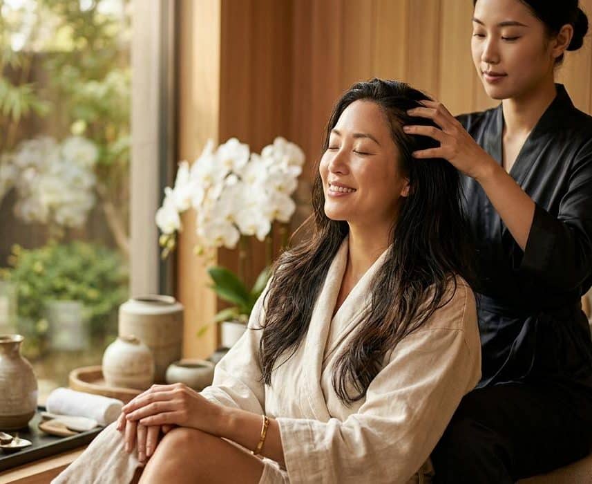 ParisSelectBook - Ce massage japonais du cuir chevelu pratiqué 24 semaines a augmenté l'épaisseur des cheveux selon une étude
