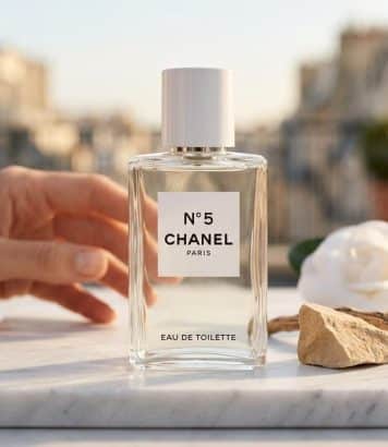ParisSelectBook - Chanel dévoile un nouveau flacon pour le N°5, plus contemporain, sans toucher à sa signature olfactive iconique