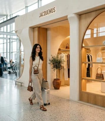 ParisSelectBook - Jacquemus pose ses valises à Roissy avec sa toute première boutique en aéroport, au Terminal 1