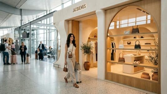 ParisSelectBook - Jacquemus pose ses valises à Roissy avec sa toute première boutique en aéroport, au Terminal 1