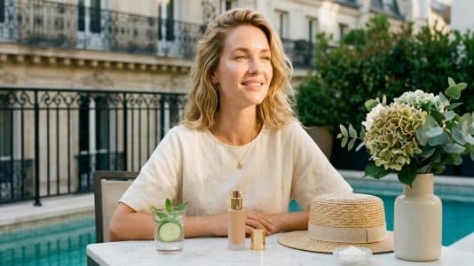 ParisSelectBook - « Je ne choisis plus entre solaire et joli teint » : ce fond de teint SPF 45 Estée Lauder repulpe et apaise la peau tout l'été