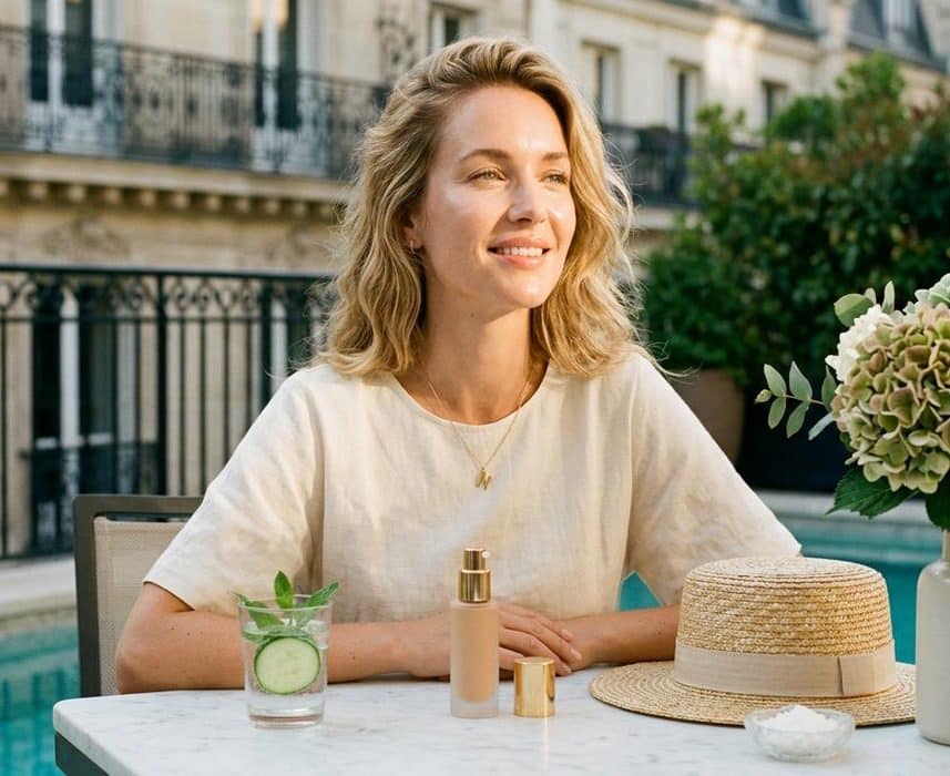 ParisSelectBook - « Je ne choisis plus entre solaire et joli teint » : ce fond de teint SPF 45 Estée Lauder repulpe et apaise la peau tout l'été