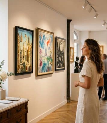 ParisSelectBook - Rue de Seine, cette expo gratuite fait dialoguer Dalí, Chagall et Buffet autour d'un Paris rêvé tout l'été
