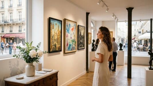 ParisSelectBook - Rue de Seine, cette expo gratuite fait dialoguer Dalí, Chagall et Buffet autour d'un Paris rêvé tout l'été