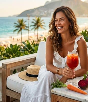 ParisSelectBook - « Sans oublier la crème solaire » : le jus carotte-betterave que les Brésiliennes boivent pour un bronzage rapide qui tient